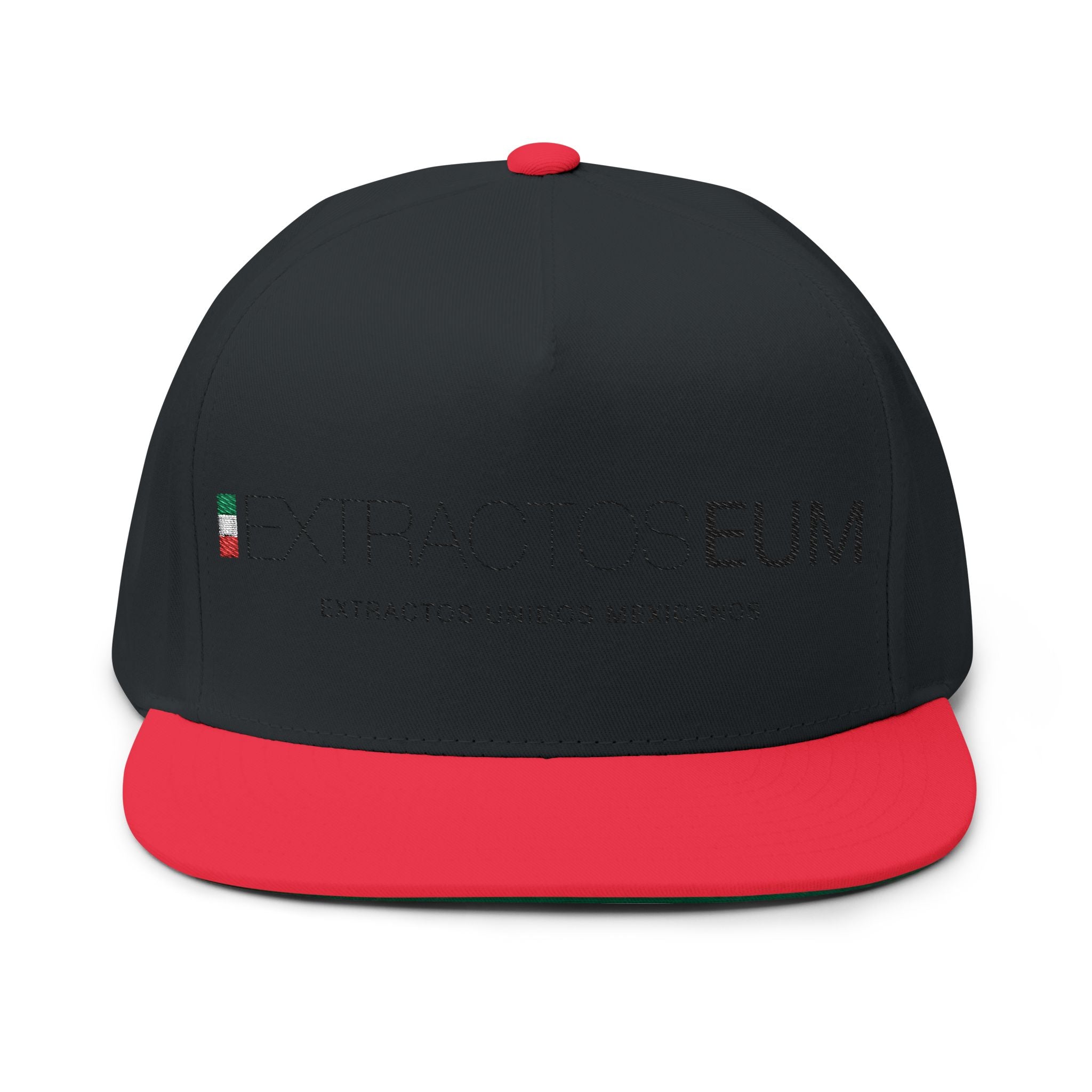 Gorra plana con visera bordada y elegante - Extractos EUM